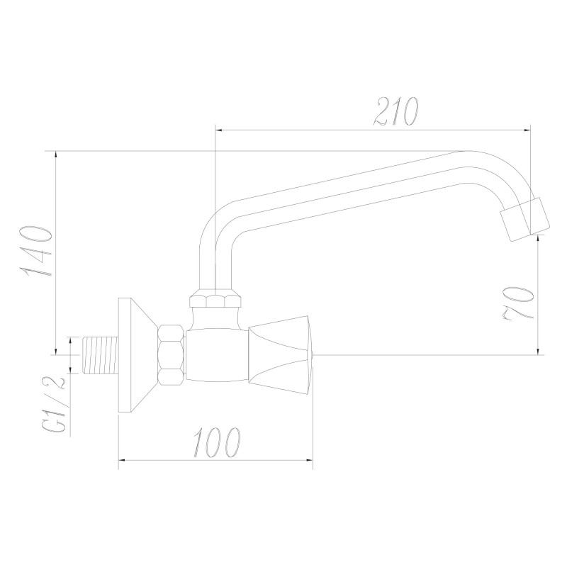 1 Water Wall Mounted OAS