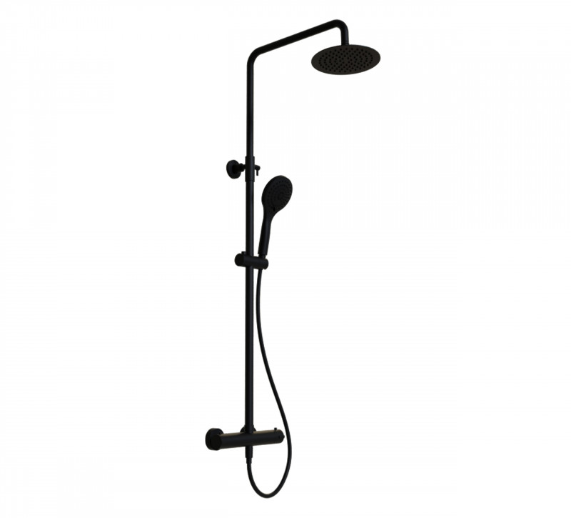 COLUMNA TERMOSTATICA MRT NEGRO