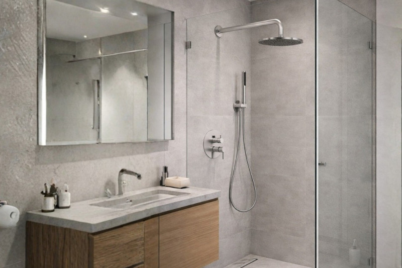 ENCASTRÉ BAIN DOUCHE ACIER INOXYDABLE