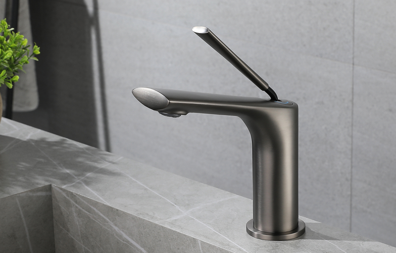 GUNMETAL BASIN MIXER