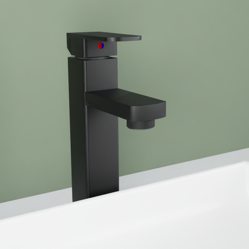 HIGH BLACK BASIN MIXER