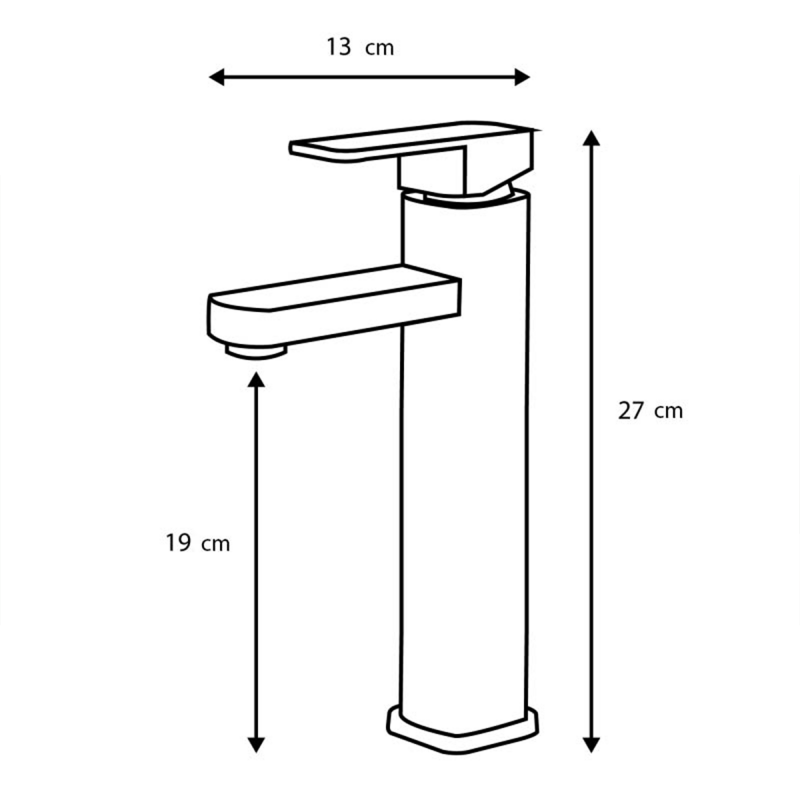 HIGH CHROME BASIN MIXER