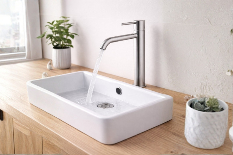 LAVABO ALTO ACERO INOXIDABLE