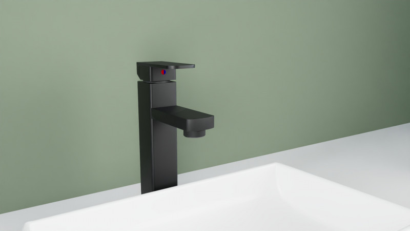 LAVABO HAUT NOIR
