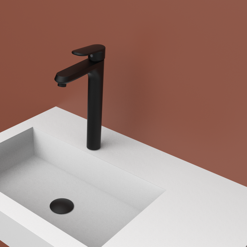 LAVABO HAUT NOIR