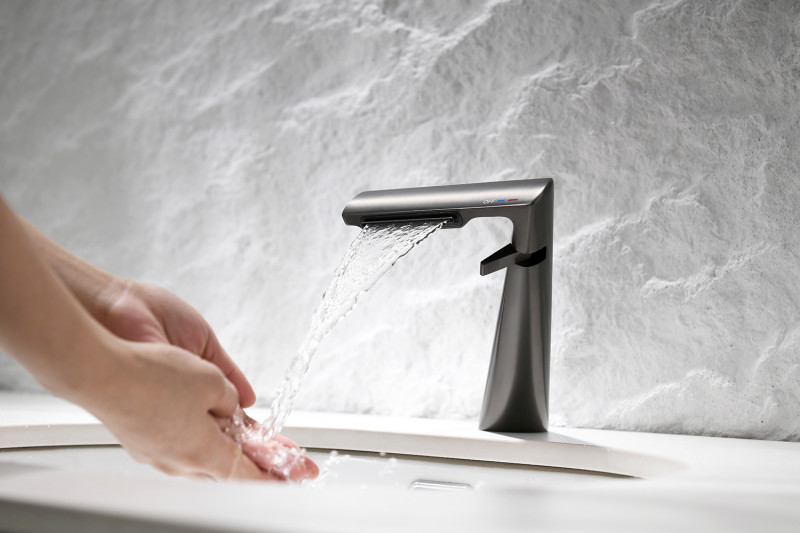 PVD GUN METAL BASIN MIXER