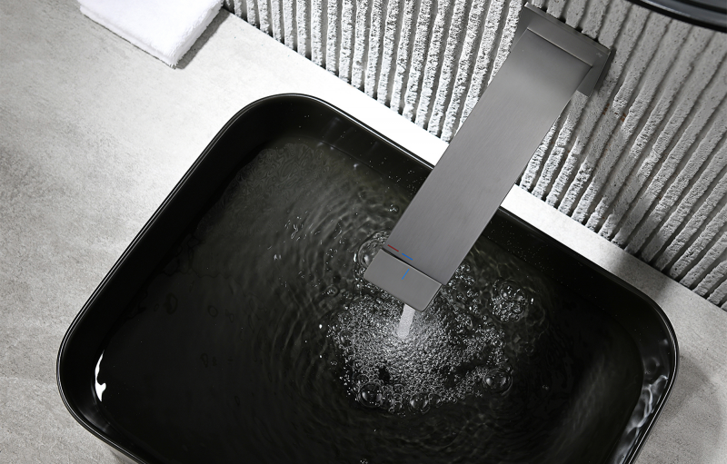 PVD GUNMETAL BASIN MIXER