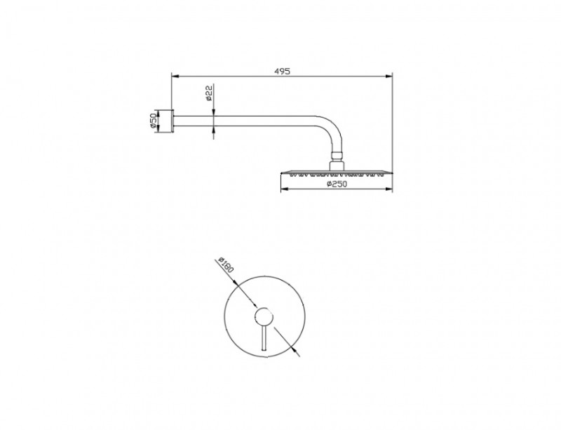 STAINLESS STEEL BUILT-IN SHOWER