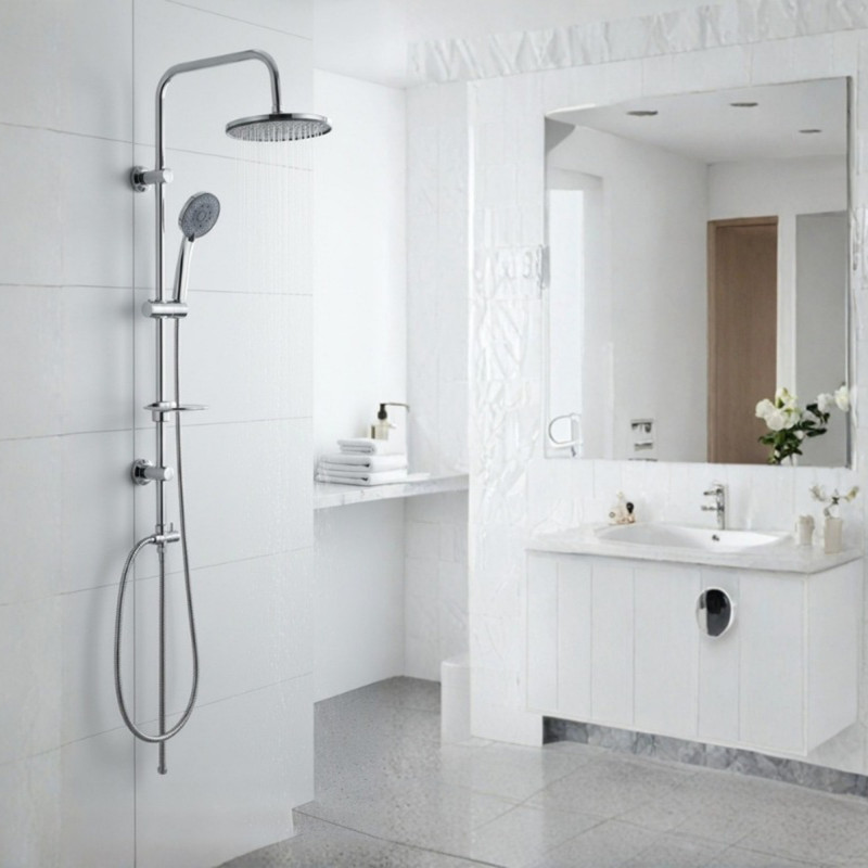 THERMOSTATIC CHROME COLUMN CONECT