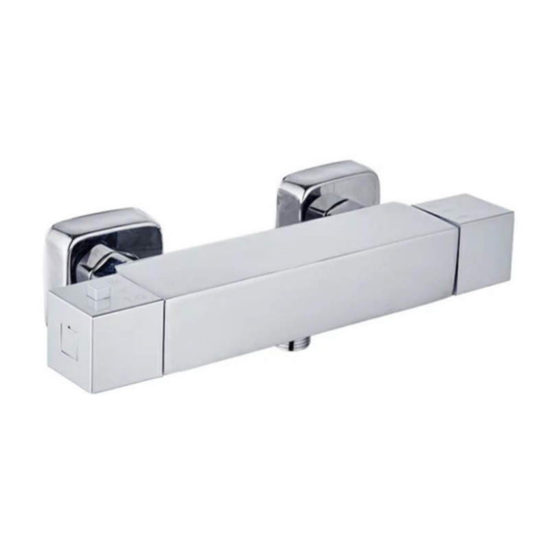 THERMOSTATIC CHROME CUBIC SHOWER